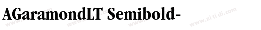AGaramondLT Semibold字体转换